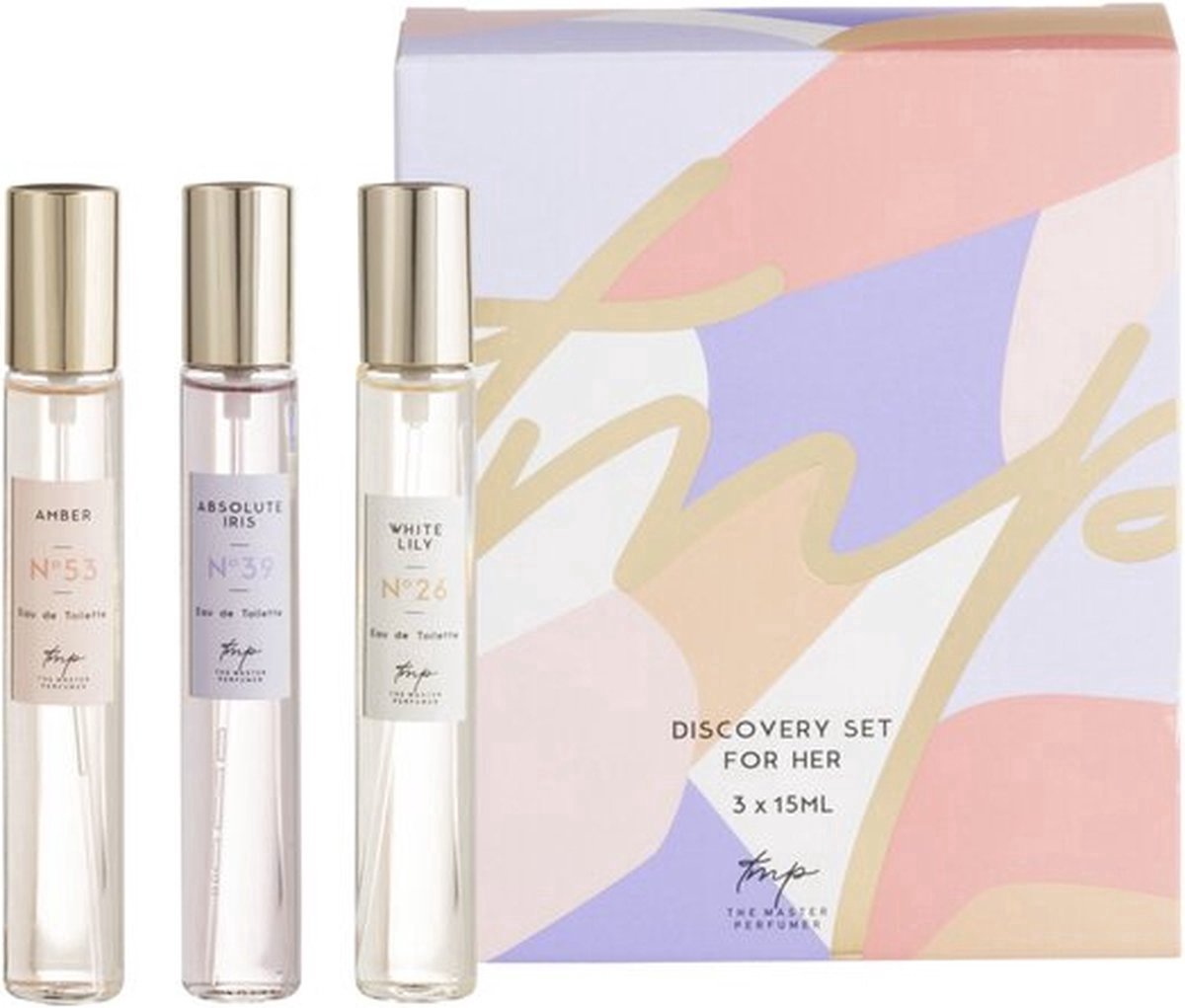 Goedkoopste The Master Perfumer Giftset Discovery Set For Her 3x15ml - N°53 - N°39 - N°26