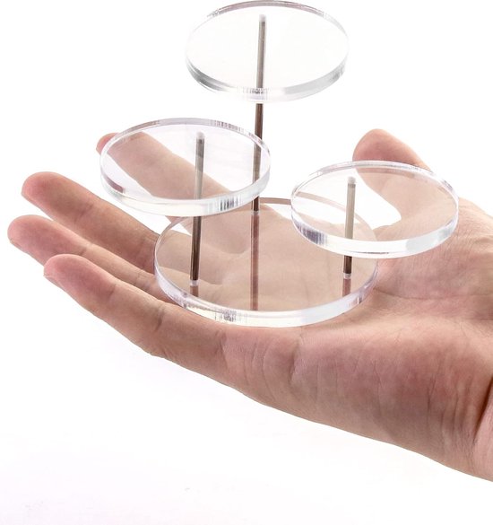 AOKWAWALIY 2 Stuks Acryl Hoofdband Display Stand Hoofddeksels Houders Haarband Organisatoren Enkele Haar Hoepel Houder Bevestiging Tool Accessoires Voor Vrouwen en Meisjes