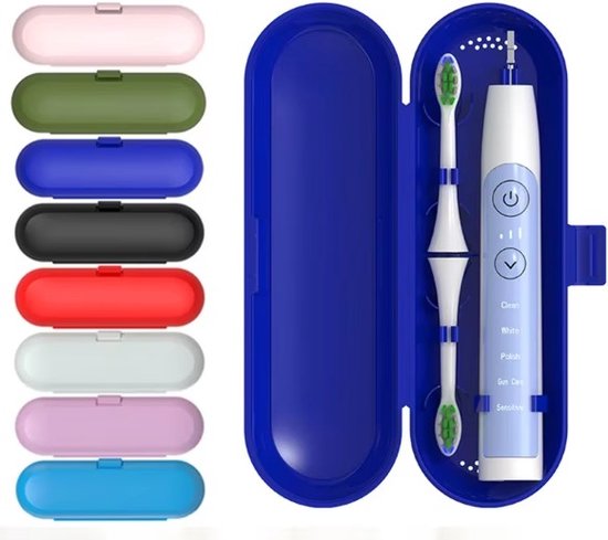 Foto: Reisetui elektrische tandenborstel tandenborstel koker geschikt voor oral b zwart
