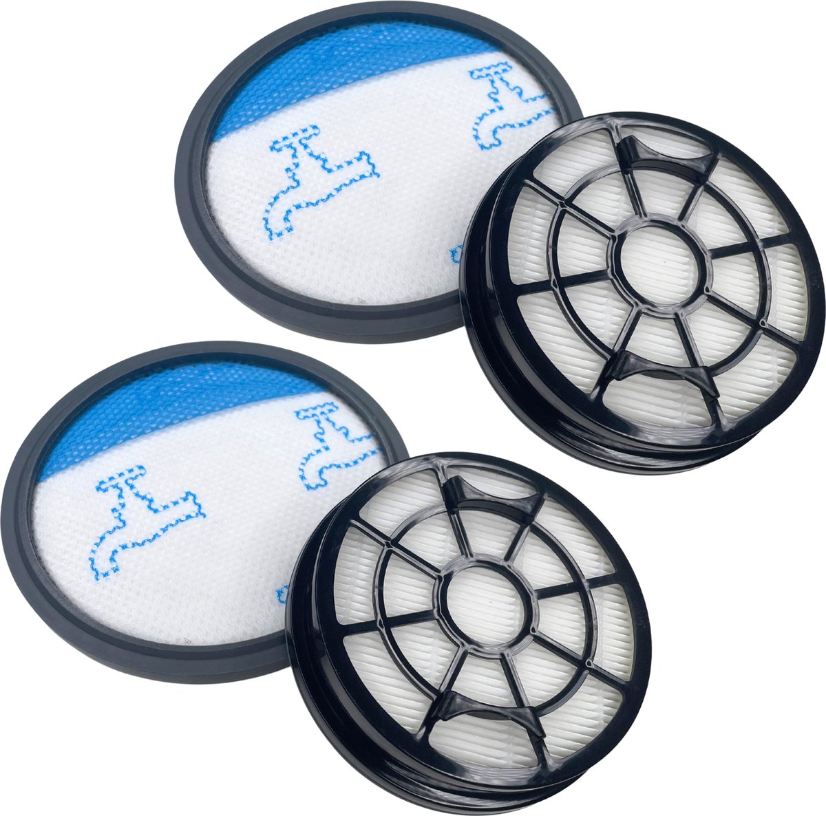 Filter voor Rowenta vervangingsfilter ZR904301 [Set 2] Rowenta Swift Power Cyclonic stofzuiger