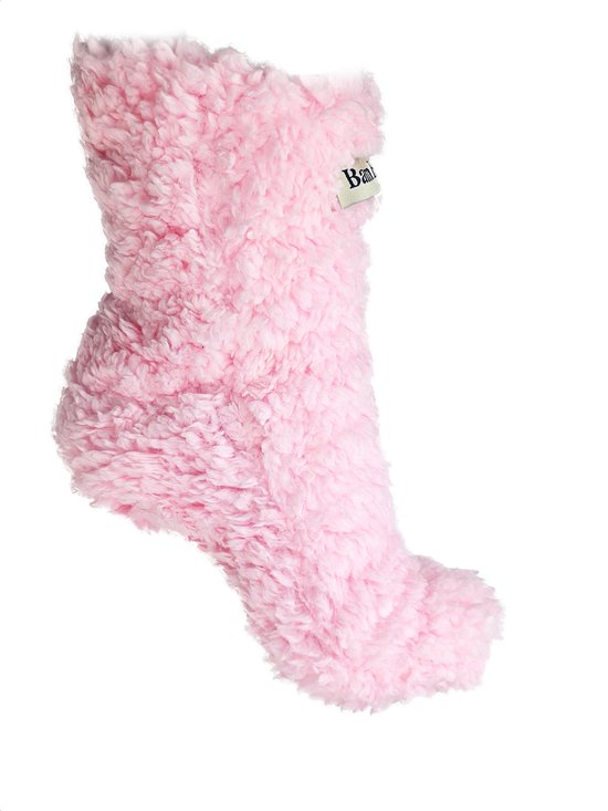 WYTartist Pantoffelsokken voor dames, superzachte, warme sokken met een fleece voering, gestreept, schattige dieren, wintersokken voor dames en meisjes, one size