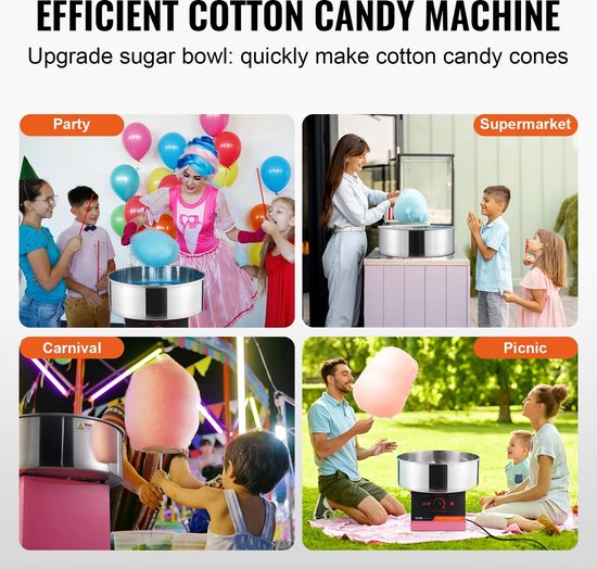 Elektrische Doe-het-zelf Mini Suikerspinmachine Ma Nostalgie Doe Het Zelf 220v Suikerspin Suikervrije Suikerspinmachine Kinderen