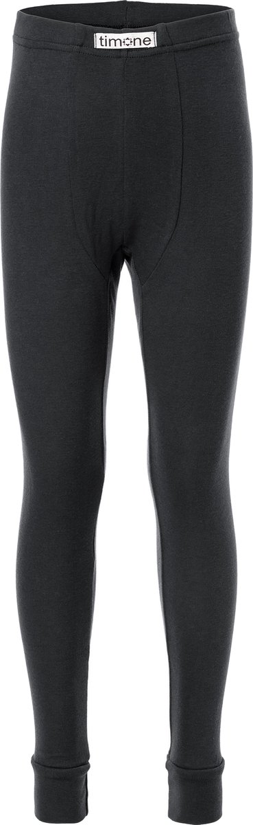 Timone Kinderen Thermobroek - Sport - Sporbroek - Lang - Katoen - TI-TI30-128 - (2-pack) Zwart - 146