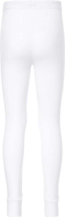 Achterkant van een witte thermobroek voor kinderen van Timone.