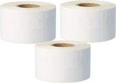 Label Tape Geschikt voor Dymo 99012 | 89 mm x 36 mm | S0722400 - Wit - 260 etiketten per Rol - 3 stuks - Geschikt voor: Dymo LabelWriter 310, 320, 330, 400, 450 en 4XL series