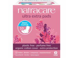 Natracare Maandverband Extra Super Ultra — 10 stuks
