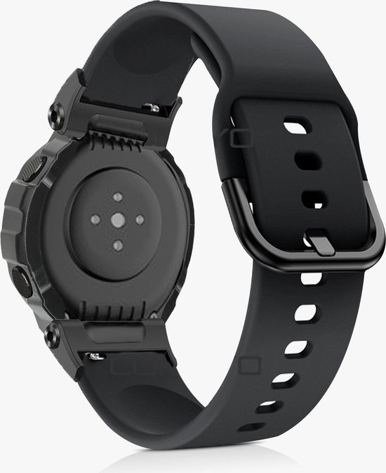 Kwmobile Sportarmband Für Huami Amazfit T-Rex / T-Rex Pro Smartwatch, Leder Fitnesstracker Ersatzarmband Uhrenverschluss S0db50wp