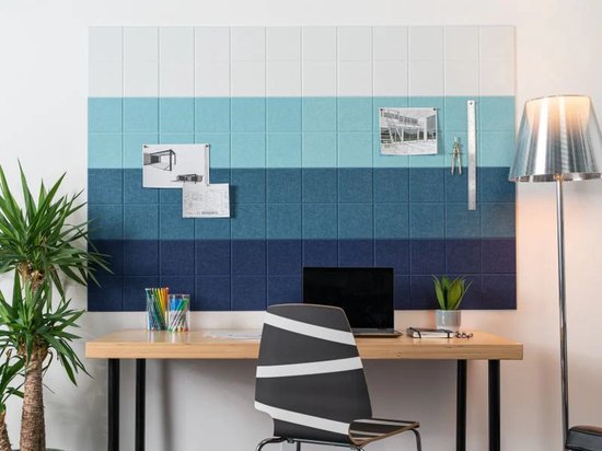 NZQXJXZ Akoestische wandpanelen, 12 stuks, geluidsdichte panelen voor muur met houtfineer, 30 x 29 x 2 cm zelfklevende akoestische geluiddichte panelen, akoestische behandeling voor thuiskantoor