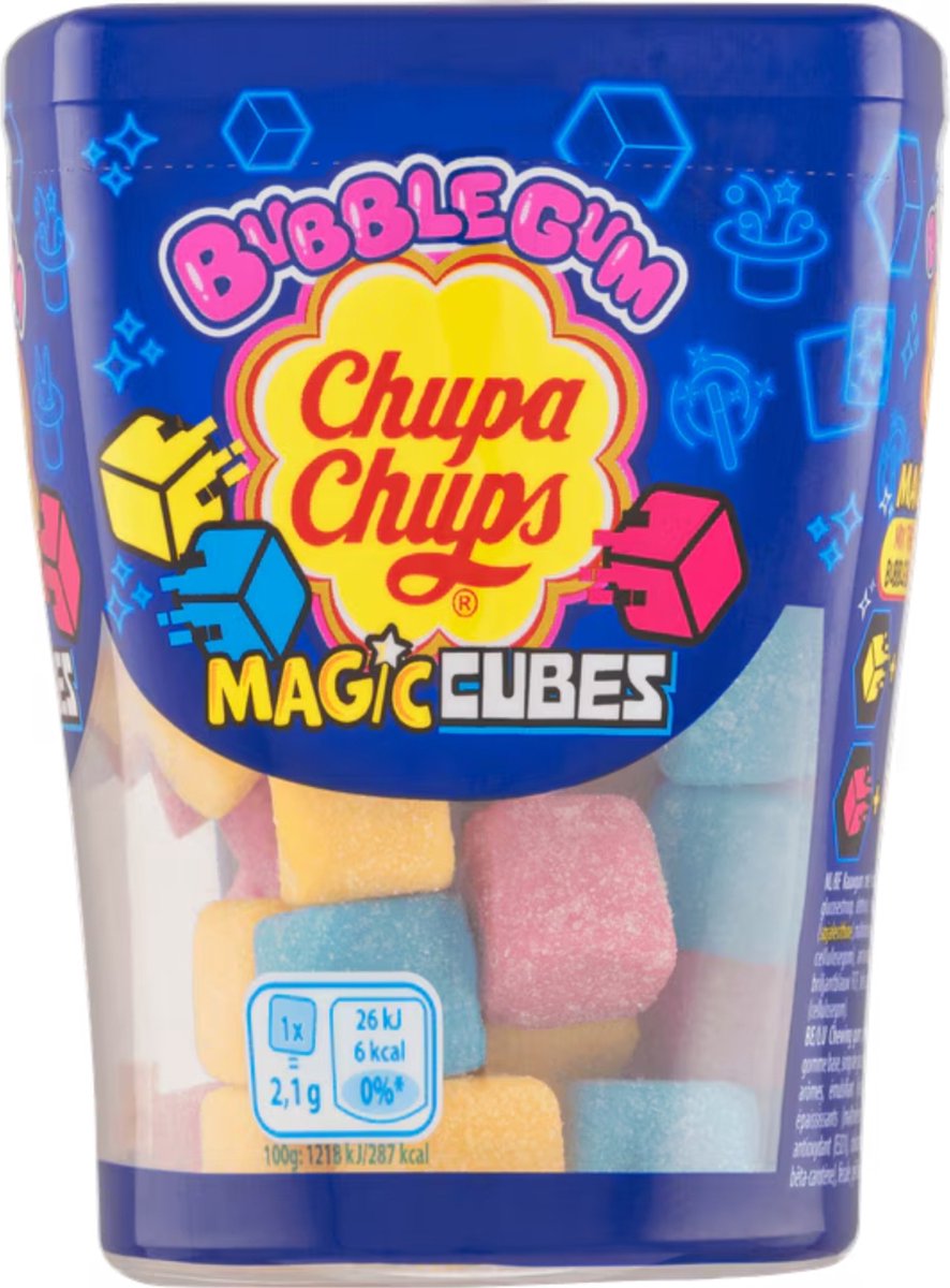 Chupa Chups Magic Cubes Ice Cup - 8 x 85 gram