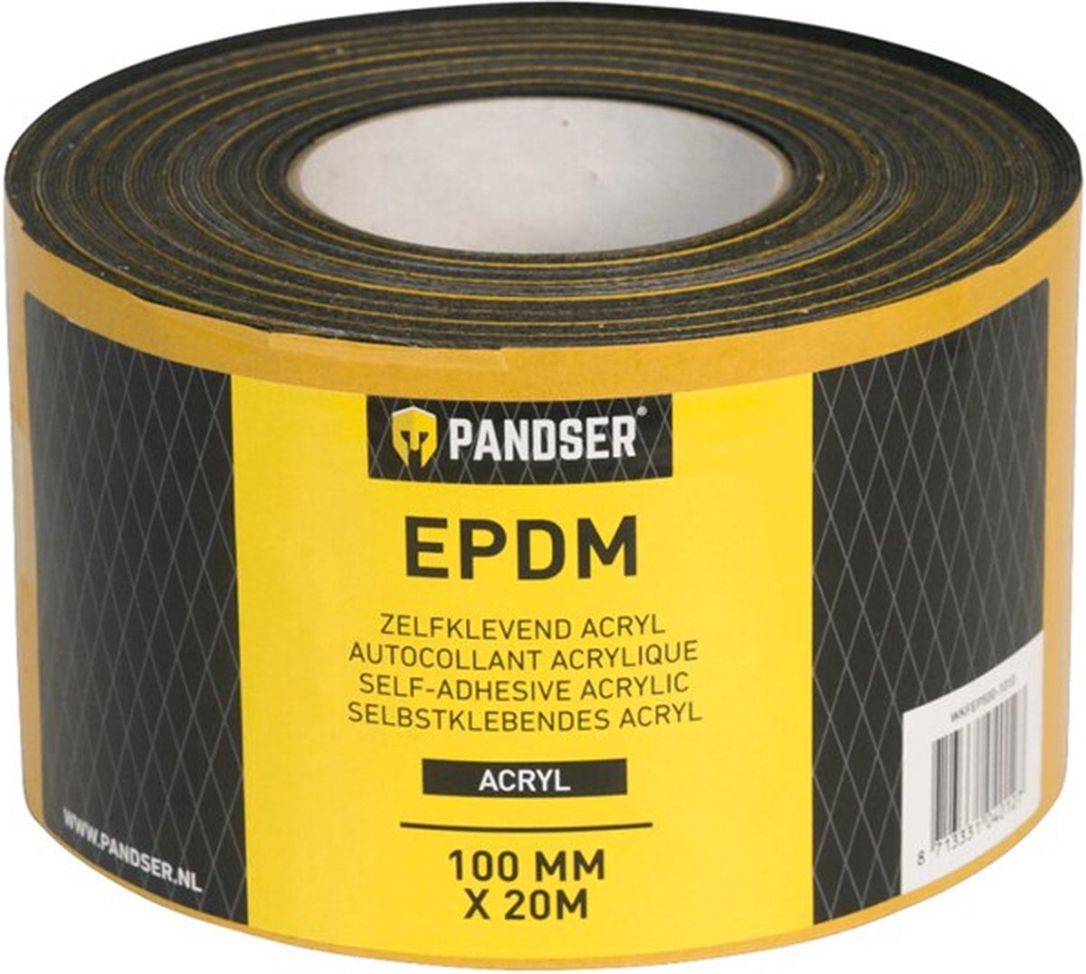 Epdm folie Pandser acryl zelfkl.30cmx20x0.5