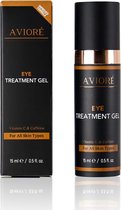 Avioré Eye Treatment Gel - Vitamine C Cafeïne & Peptide | hydraterend ooggel tegen donkere kringen en wallen | 100% natuurlijke ingrediënten | Vegan | Animal cruelty free