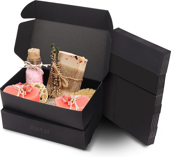 Kurtzy Bruine Hobby Geschenk Doosjes (50 Pak) – L5 x B5 x H5 cm – Kraft Makkelijk te Assembleren Presentatie Geschenk Doos – Voor Feesten, Verjaardag, Huwelijken & Vakanties
