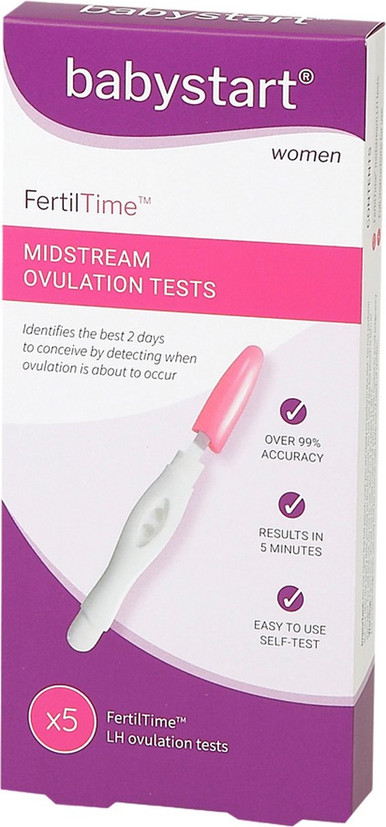 Goedkoopste FertilTime™ – midstream ovulatietest – 5 stuks