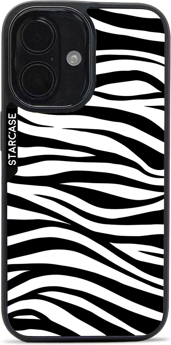 iPhone 16 hoesje - magsafe hoesje / Starcase Zebra Print / iPhone hoesje met Magsafe - Compact Case