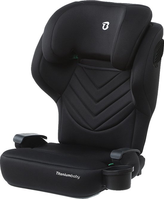 Titaniumbaby Ixion Black 100-150 cm i-Size Autostoel TB-5908