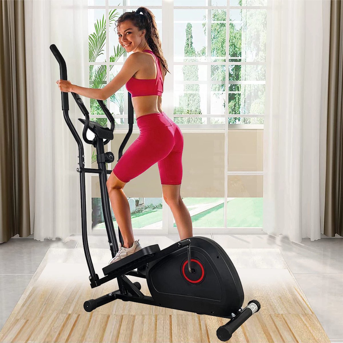 Elliptisch Trainer met Digitaal Display voor Thuisgebruik - Product - €190,99