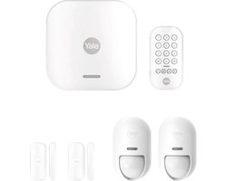 Yale - Slim Alarmsysteem Starterskit Plus - Wit - Abonnement Optioneel