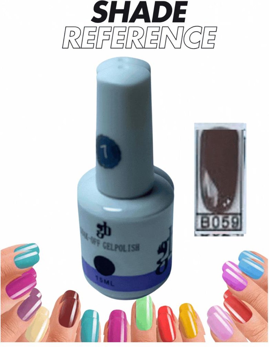 Gel Polish Soak Off - Gellak - Nagellak #B059 15ml