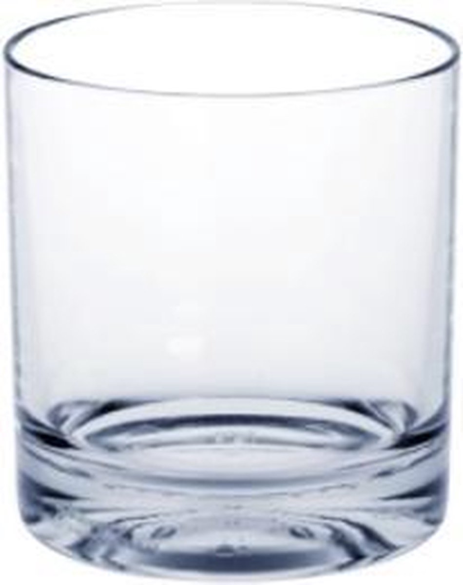 Set 10 stuks Whiskey-Glas SAN hoogwaardig plastic met extra dikke bodem