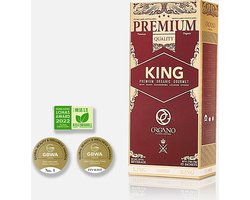Premium Gourmet Organic King of Coffee - Oploskoffie verrijkt met organisch Reishi sporenpoeder - Ganoderma Lucidum - Rijke smaak - Gemakkelijk te bereiden gastronomische koffie