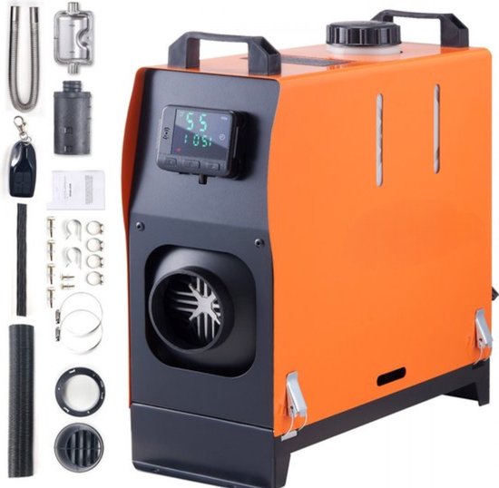 VEVOR Diesel Standkachel-5KW 12V-Luchtverwarmer Met Een Intelligente Lcd Monitor En Afstandsbediening Autoverwarming Auto Heater Voor Auto S Bussen Campers Vrachtwagens Technische Voertuigen