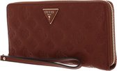 GUESS Portemonnee La Femme SLG Cheque Organizer Cognac Lichtbruin