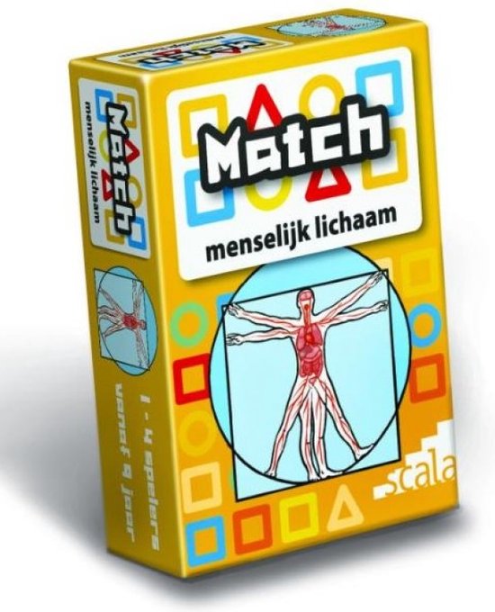 Scala Match Menselijk Lichaam - Educatief Kaartspel