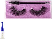 Valse wimpers 5 paar V-6 - + Gratis Lijm - Nepwimpers - Valse wimpers - Zwart - 3D wimpers - Herbruikbaar - Hoge kwaliteit - Dagelijks gebruik - Gemakkelijk aanbrengen - wimpers - False Lashes - Volume