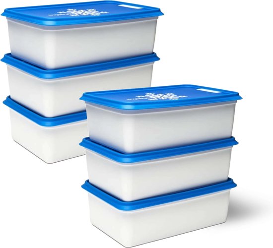 Foto: Amuse grote diepvriesdoos alaska 2000 ml 6 stuks groot bewaardoos vershoudbakken