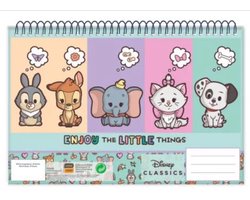 Disney cutie mini classic - A4 - Spiraal - schetsboek - 30 pagina's - tekenblok