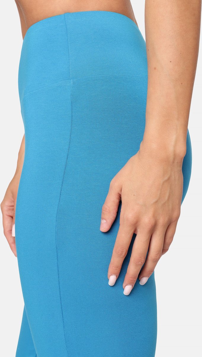 Bellivalini Dames Yogabroek - Sportbroek - Vrijetijdsbroek - Lang - Viscose - Sport - BLV-BLV50-278-YP - Blauw - 3XL van Bellivalini — afbeelding 4