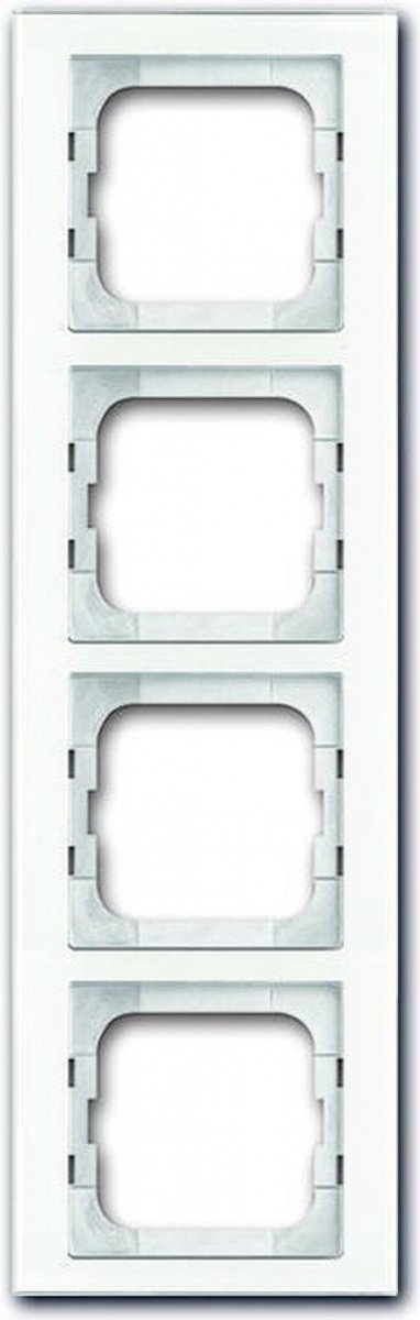 ABB Busch-Jaeger 1724-280 BJ AFDEKRAAM 4V AX-WITGLAS