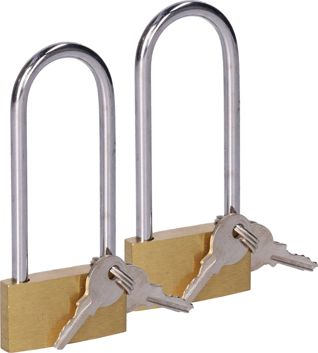 CM Hangslot met 3 sleutels - 2x - 40 mm beugel - 7 x 3.5 x 1 cm - sloten
