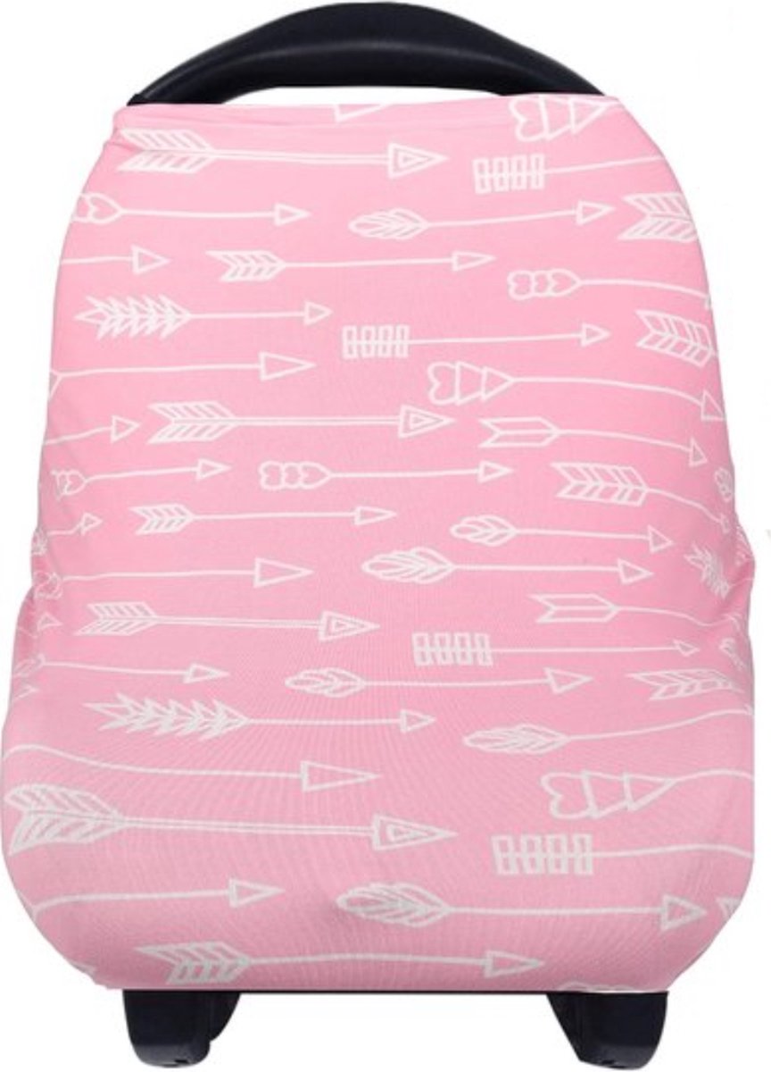 Goedkoopste Babyvoedingshoes voor borstvoeding - Autostoelhoes Voedingssjaal Voedingshoes - Ultrazacht en ademend - Multifunctioneel ontwerp - Inclusief fopspeenclips, etui, opbergtas