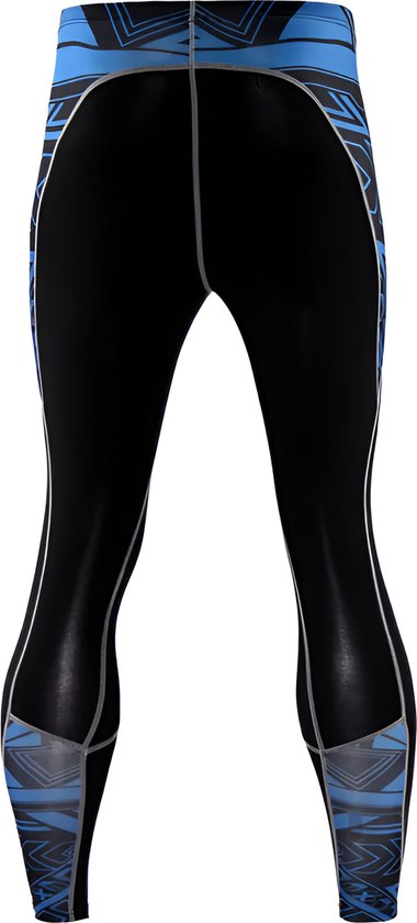 WoYoW® - Set de Vêtements thermiques d'hiver pour hommes - Sous-vêtements thermiques 4 pièces - Homme - Compression - Séchage rapide - Respirant - Printemps/Été/Automne/Hiver - Taille XXL - Grijs/ Blauw