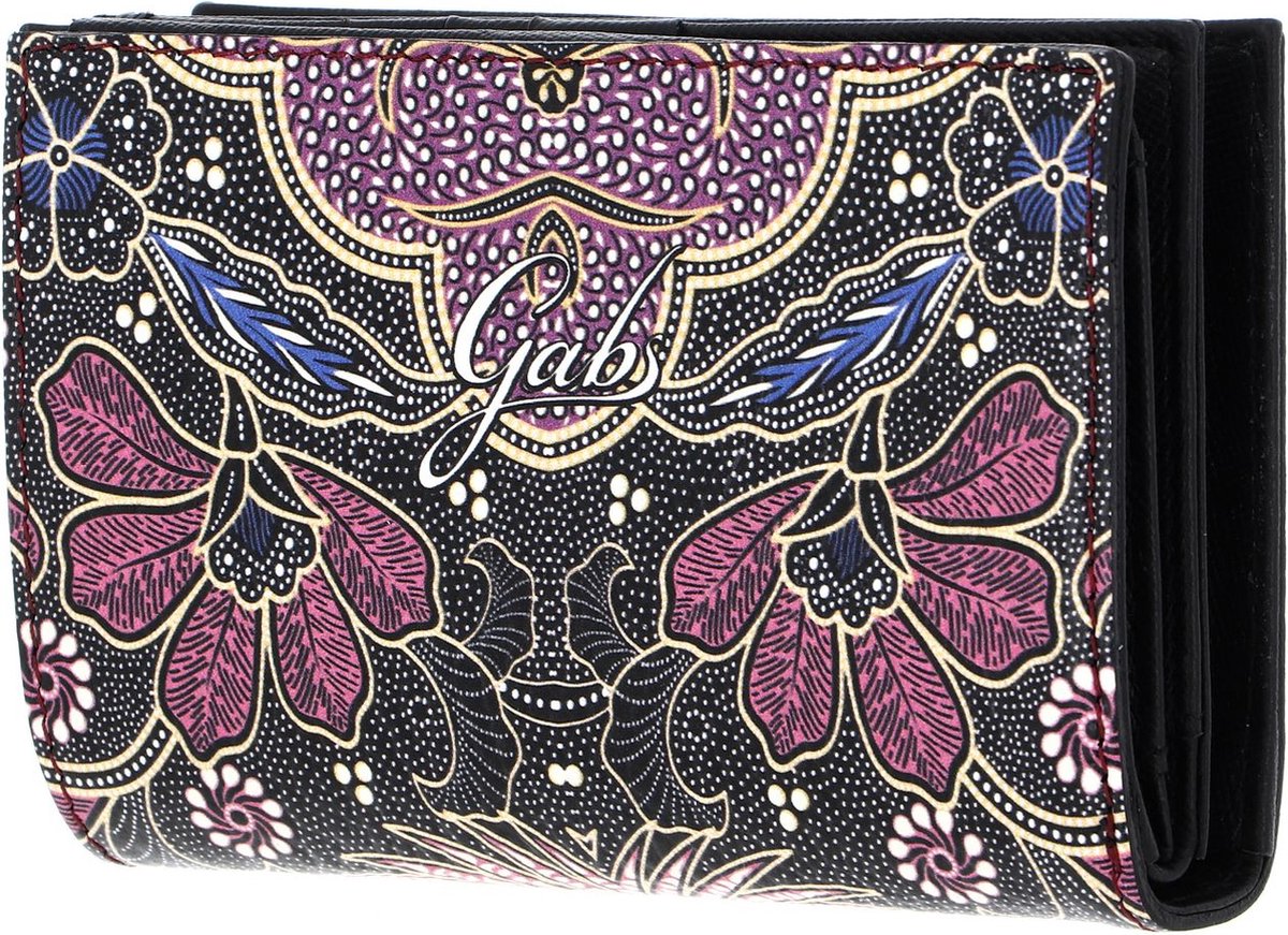 Gabs Leren Portemonnee GMONEY14 Wallpaper Ruga Black Wallet Africa Veelkleurig