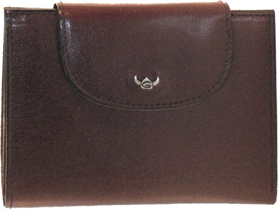 Golden Head Geldbörse Colorado RFID Bordeaux Dunkelbraun - Billfold Mit Münzfach, Echtes Rindsleder