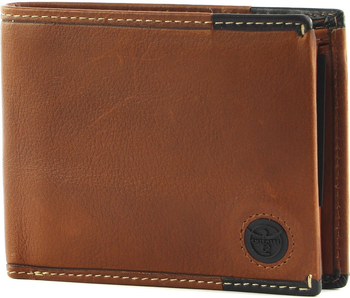 CHIEMSEE Leren Portemonnee Leather Wallet Brown Bruine