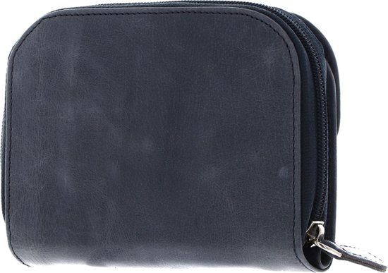 bruno banani Cuir Porte-monnaie Wallet Blue Bleu marine