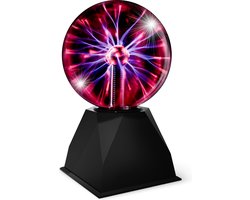 PartyFunLights - Plasma Bol Lamp - reageert op aanraking - reageert op geluid - incl. adapter