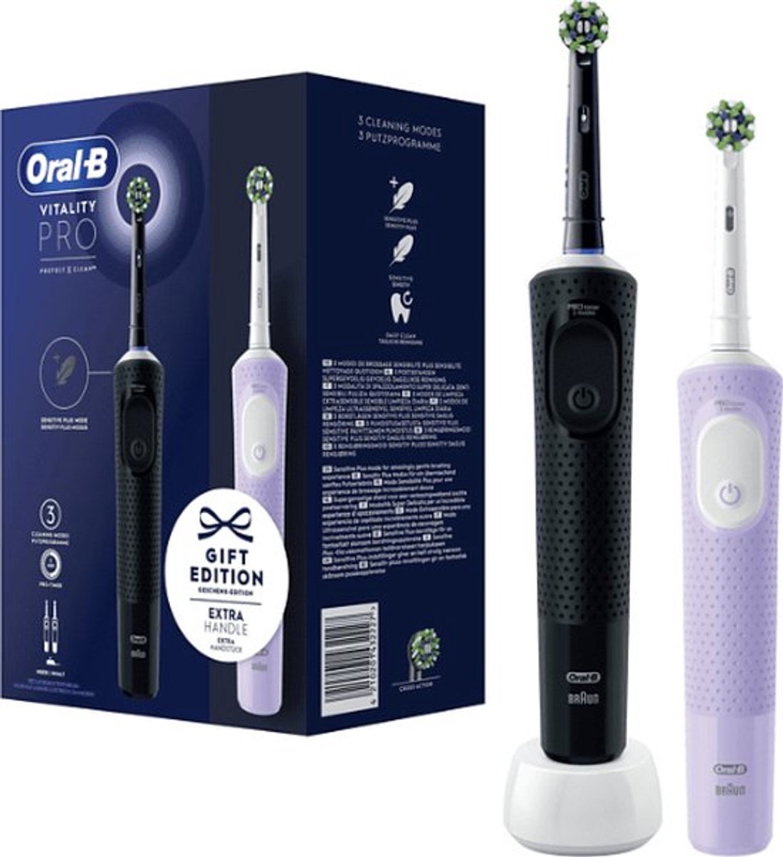 Oral-B Vitality 100 Duo zwart en lila thumbnail 4