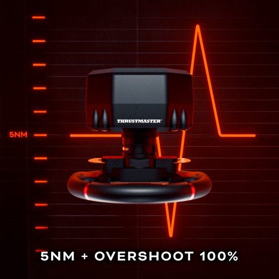 Thrustmaster T598, Direct Axial Drive Force Feedback Racestuur voor PS5, PS4, PC - Next-gen Direct Drive (5 Nm constant koppel, met overshoot-mogelijkheid +100% = 10 Nm peak) - Metalen pedaalset, modulair en schaalbaar - Afneembaar stuur van 30 cm van Thrustmaster — afbeelding 4