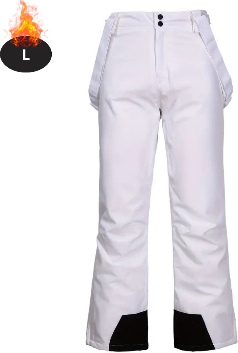 Nivard Skibroek Skipak Snowboard Broek Winterbroek Sneeuwbroek Dames Wintersport Wit