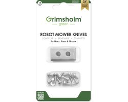 Grimsholm - robotmaaiermessen voor Worx, Kress en Grouw - 12 stuks