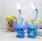 Kinder LED Bureaulamp – Flexibele Tafellamp – Nachtlamp in Cartoon Design – Oplaadbaar – Blauw