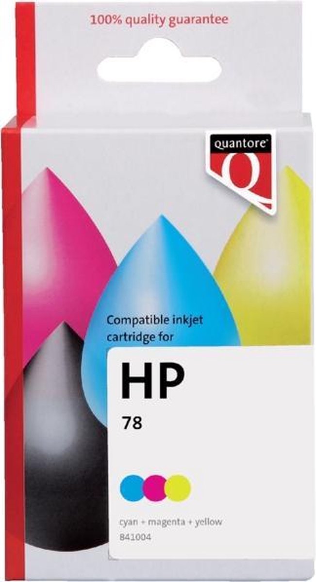 Inktcartridge Quantore alternatief tbv HP C6578A 78 kleur | 1 stuk