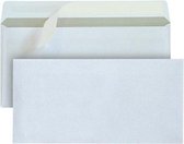 Bank envelop 114 x 162 mm wit zelfklevend 500 stuks 80 gram