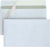 Bank envelop 156 x 220 mm wit zelfklevend 500 stuks 80 gram