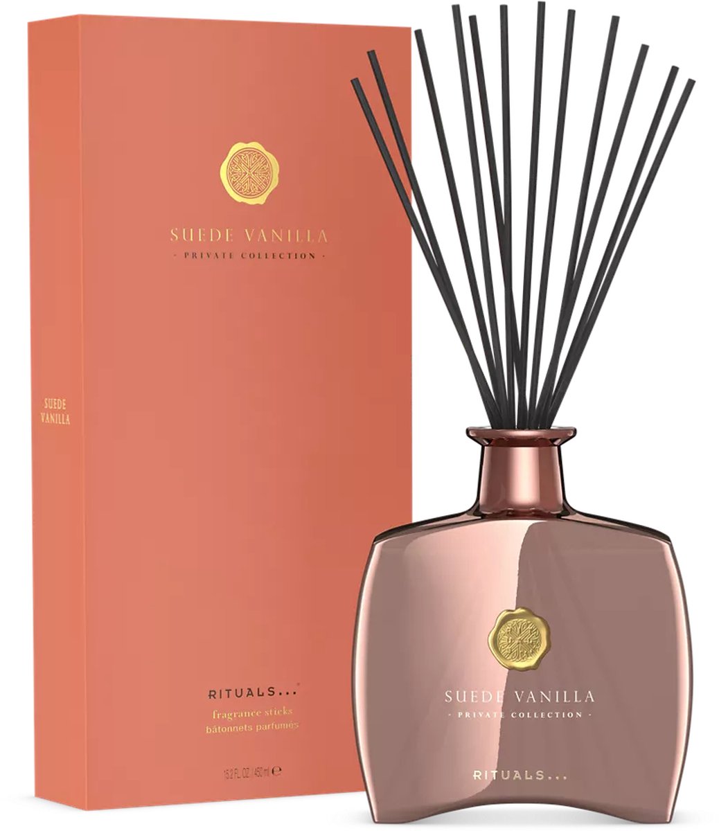 Rituals - Fragrance Sticks Suede Vanilla 450 ml - Origineel Rituals - Luxurious Fragrances Stiks - Batonnets Parfumes