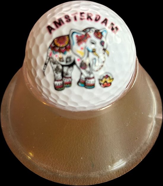 Golfpresentjes – UNIEKE Amsterdam Golfballen Amsterdam-Holland -golfballen- Amsterdam - Orginele golfballen – Golfcadeau - Golfballen – Golfprijs - Golfwinnaar - Golfbal -- Golfcadeau - golftoernooi - Cadeau golfer – golfgadget - Souvenir — afbeelding 3